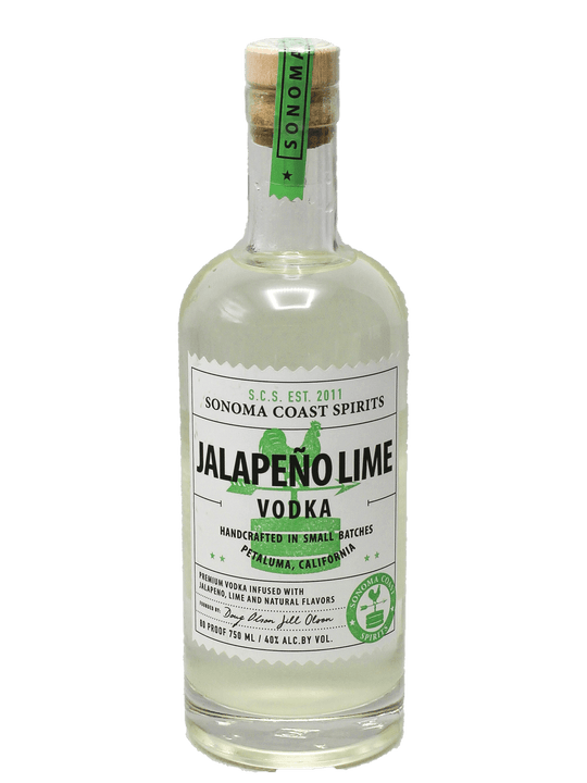 Sonoma Coast Spirits Jalapeno Lime Vodka 750ml-Bottle Barn