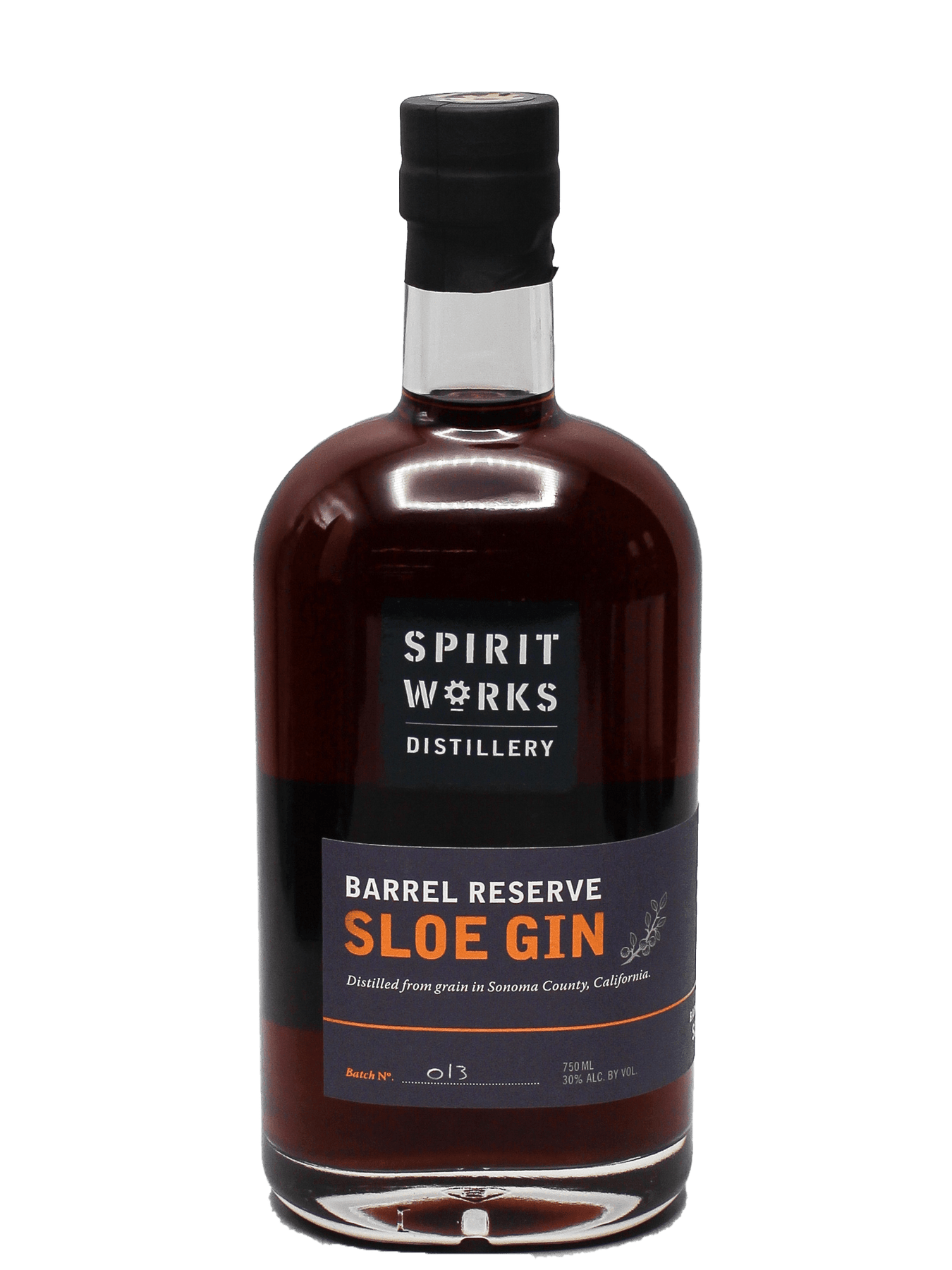Spirit Works Barrel Reserve Sloe Gin 750ml Bottle Barn