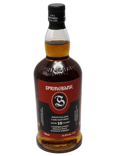 Springbank Amontillado Cask Matured 10 Year Single Malt Scotch Whisky 750ml