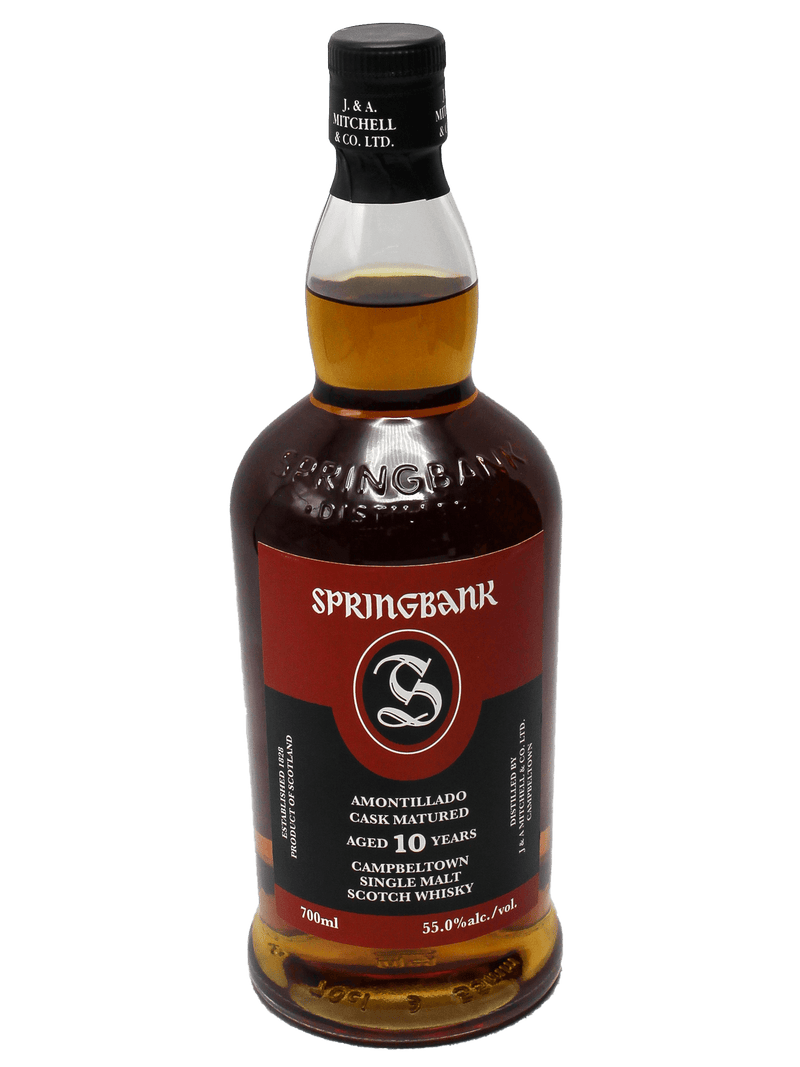 Springbank Amontillado Cask Matured 10 Year Single Malt Scotch Whisky 750ml-Bottle Barn