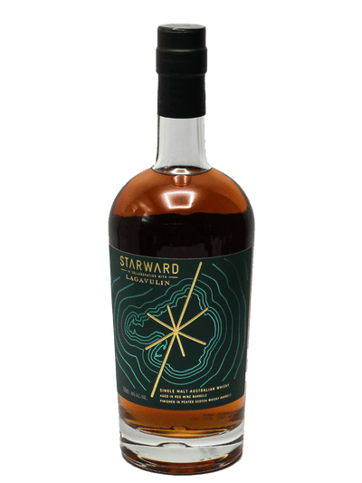 Bottle of Starward X Lagavulin Single Malt Australian Whisky