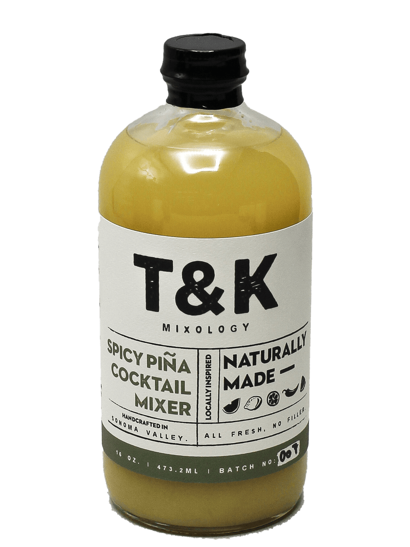 T&K Spicy Pina Cocktail Mixer 16oz-Bottle Barn