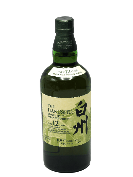 The Hakushu 12 Year Single Malt Japanese Whisky 100th Anniversary Edition 750ml-Bottle Barn