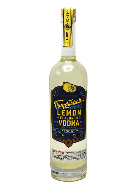 Lightning Spirits Thunderbolt Lemon Flavored Vodka 750ml-Bottle Barn