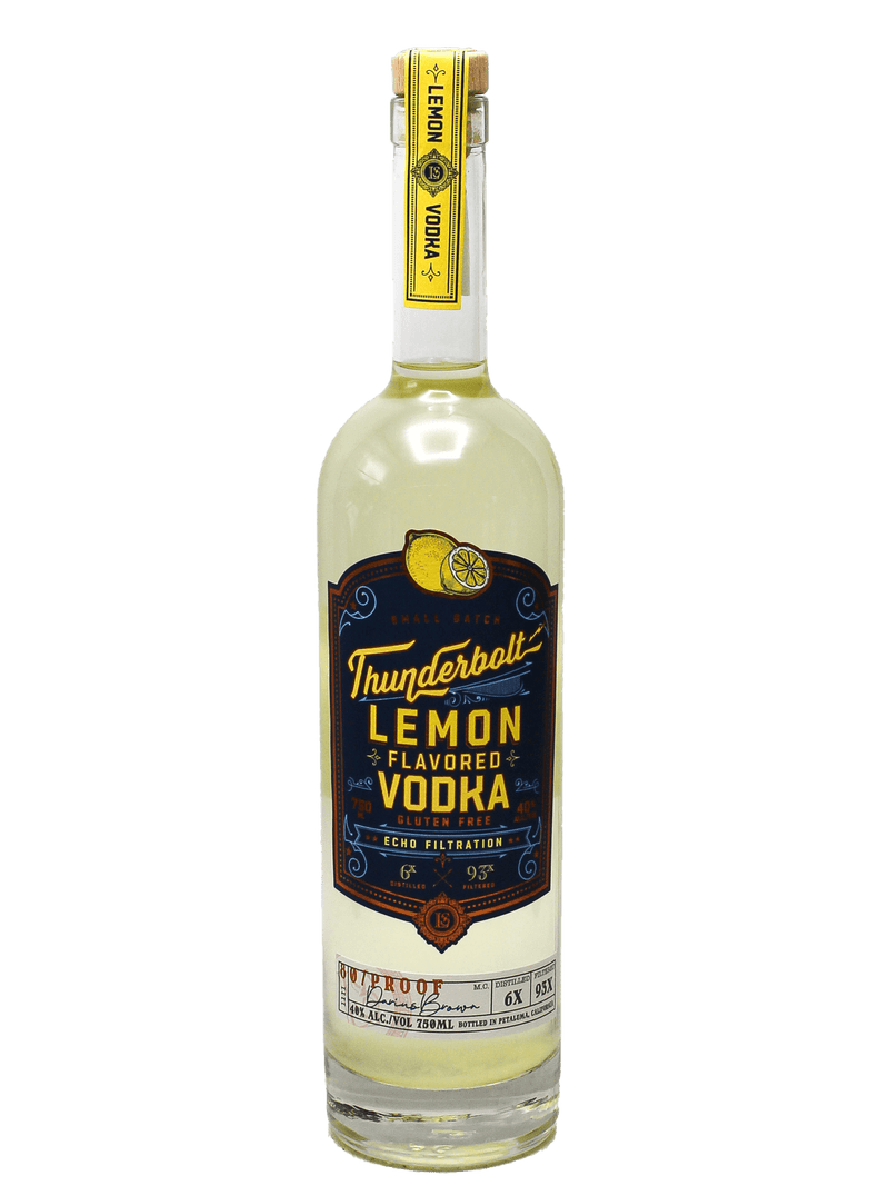Thunderbolt Lemon Flavored Vodka 750ml-Bottle Barn