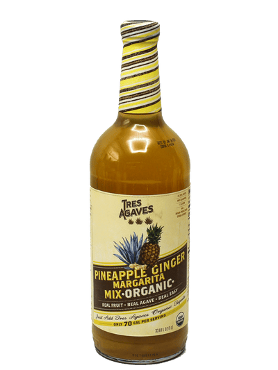 Tres Agaves Organic Pineapple Ginger Margarita Mix 1L