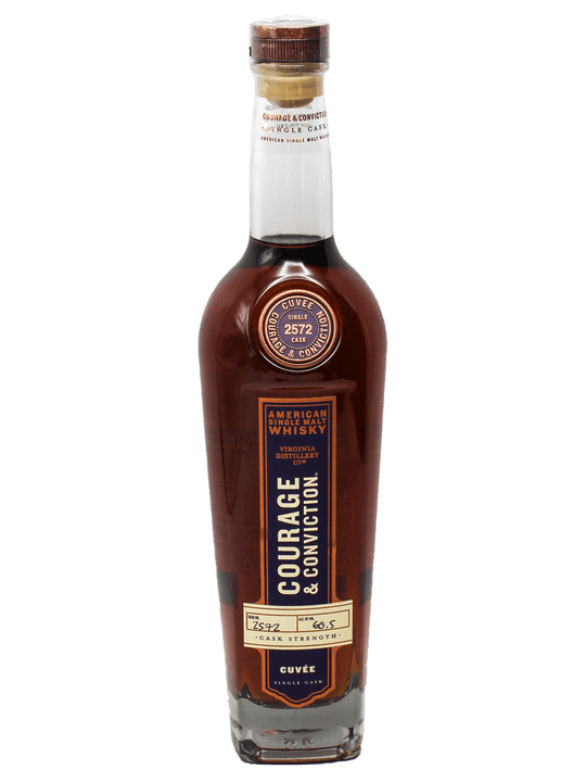 Courage & Conviction "Maple Train" 7yr Single Cask Strength American Single Malt Whisky 750ml-Bottle Barn