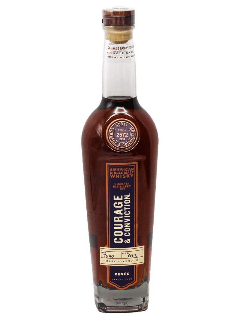 Virginia Distillery Co. Courage & Conviction Single Cask American Single Malt Whisky 750ml-Bottle Barn