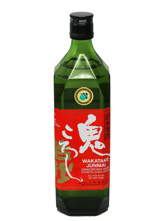 Wakatake Onikoroshi Tokubetsu Junmai Genshu 720ml-Bottle Barn