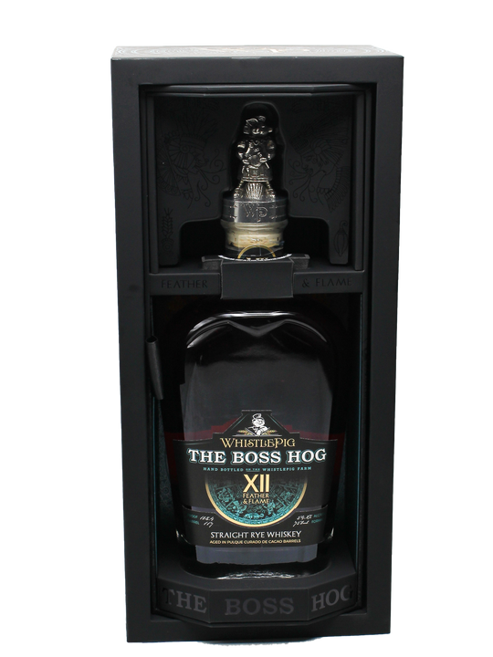 WhistlePig The Boss Hog XII Feather & Flame Straight Rye Whiskey 750ml-Bottle Barn