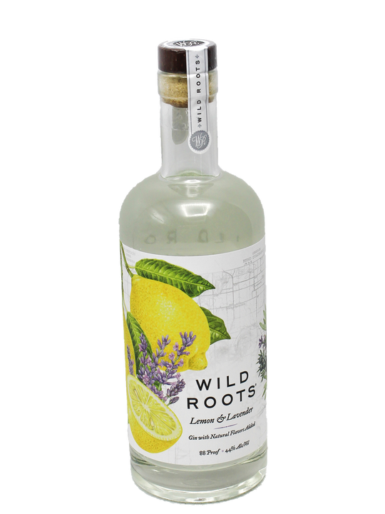 Wild Roots Lemon & Lavender Gin 750ml-Bottle Barn