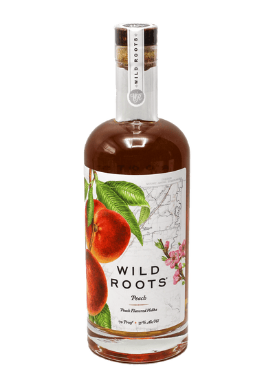 Wild Roots Peach Flavored Vodka 750ml