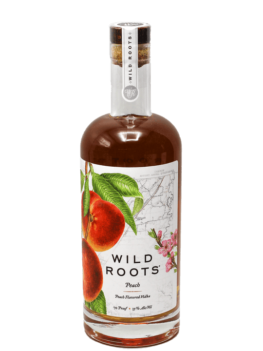 Wild Roots Peach Infused Vodka 750ml-Bottle Barn