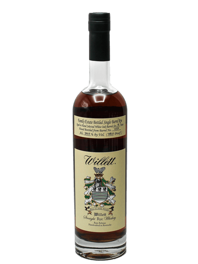 Willett 11 Year Estate Bottled Single Barrel (No. 2331) Rye Whiskey 750ml