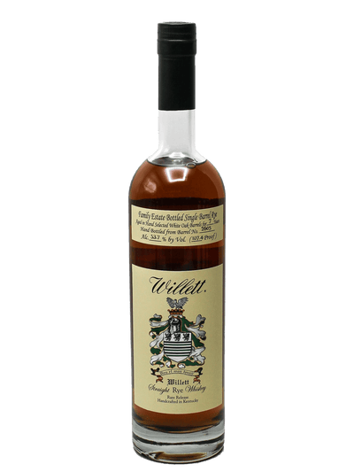 Willett 7 Year Estate Bottled Single Barrel (No. 2605) Rye Whiskey 750ml