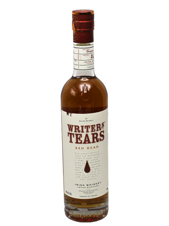 Writers' Tears Red Head Irish Whiskey 750ml-Bottle Barn