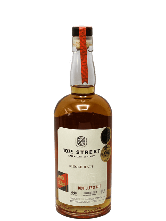 10th Street Distillers Cut Peated Single Malt Whiskey 750ml-Bottle Barn