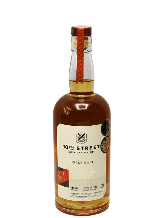 10th Street Peated Single Malt American Whiskey 750ml-Bottle Barn