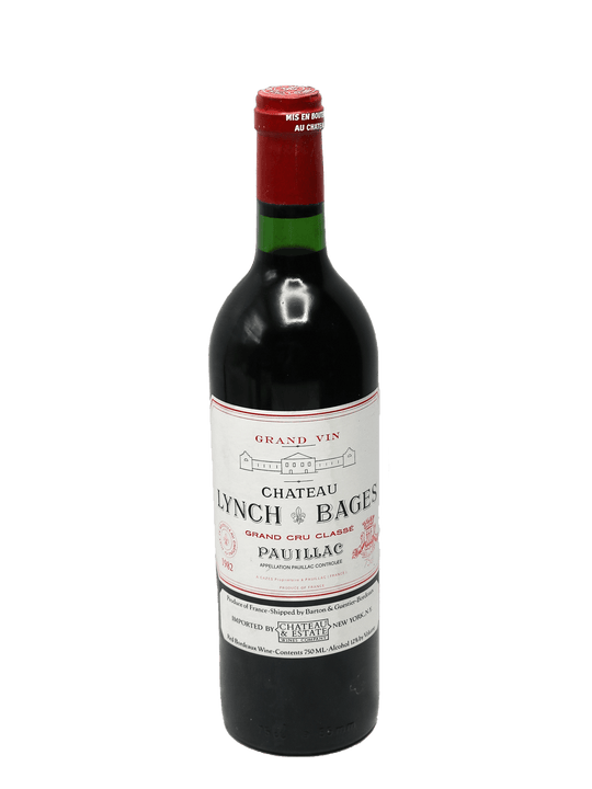 1982 Chateau Lynch-Bages Grand Cru Classe Pauillac [JS95][WS94][WA93][V92]-Bottle Barn