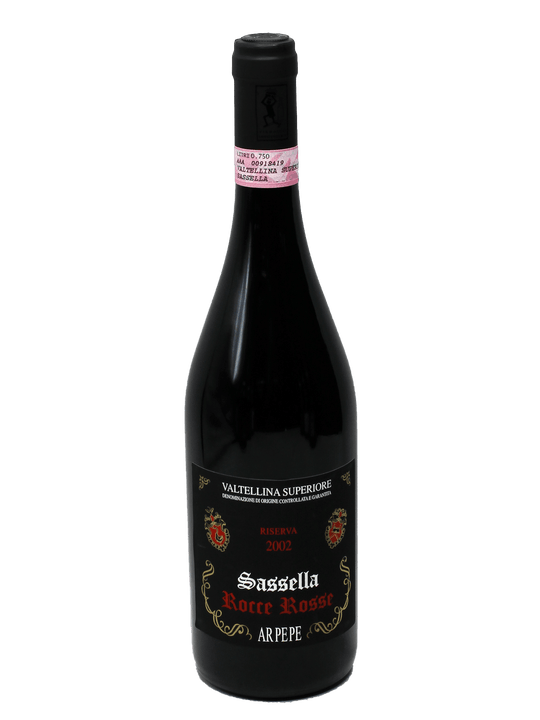 2002 ArPePe Valtellina Superiore Sassella Rocce Rosse [V96][D94]-Bottle Barn