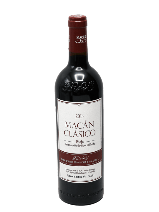 2016 Bodegas Benjamin Rothschild and Vega Sicilia Macán Clasico Rioja [WE91]-Bottle Barn