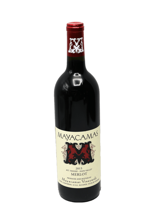 2015 Mayacamas Vineyards Mt. Veeder Merlot [JS94]-Bottle Barn
