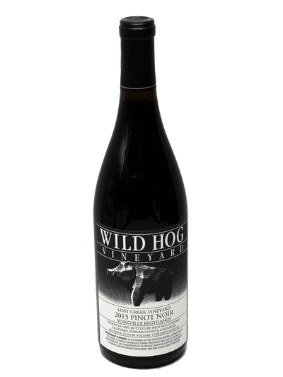 2015 Wild Hog Lost Creek Vineyard Yorkville Highlands Pinot Noir