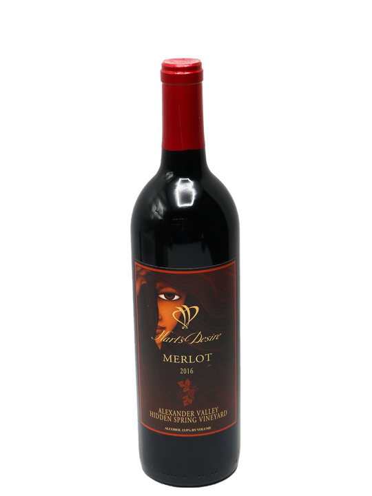2016 Hart's Desire Hidden Spring Vineyard Merlot-Bottle Barn
