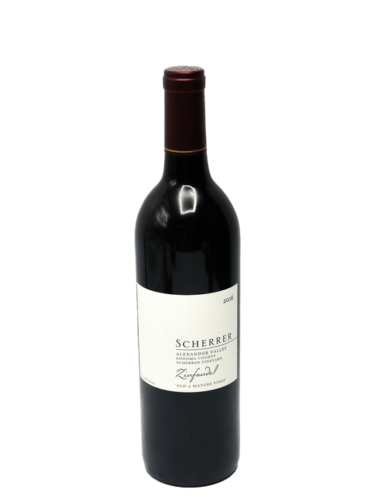 2016 Scherrer Old & Mature Vines Zinfandel-Bottle Barn