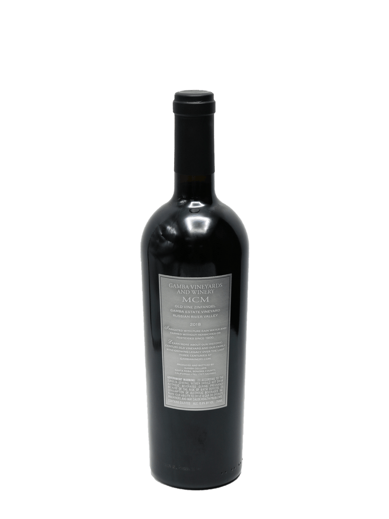 2018 Gamba MCM Old Vine Zinfandel