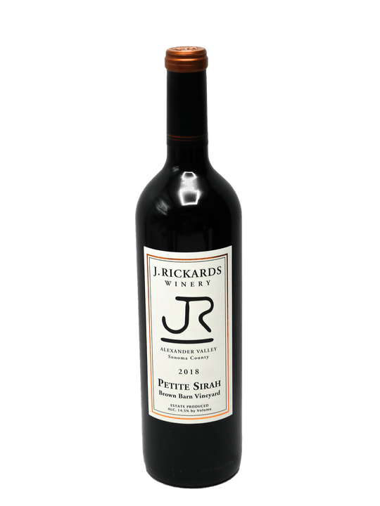 2018 J. Rickards Brown Barn Vineyard Petite Sirah-Bottle Barn