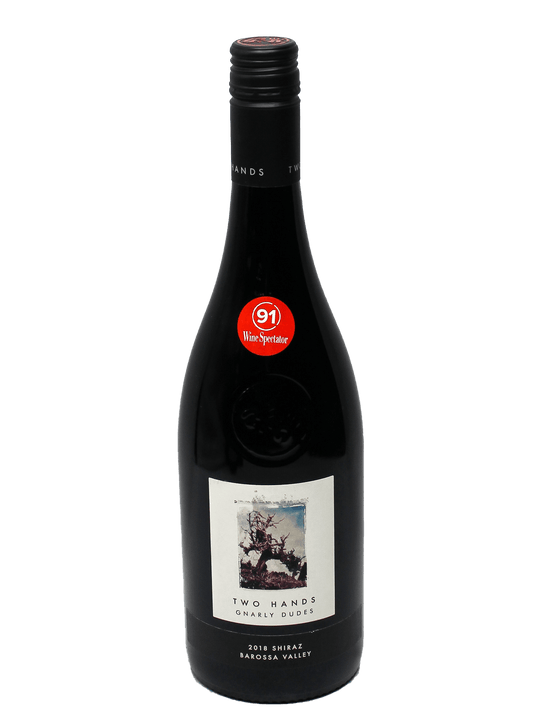 2018 Two Hands Gnarly Dudes Shiraz [JS93][JD93][WA91][WS91]-Bottle Barn