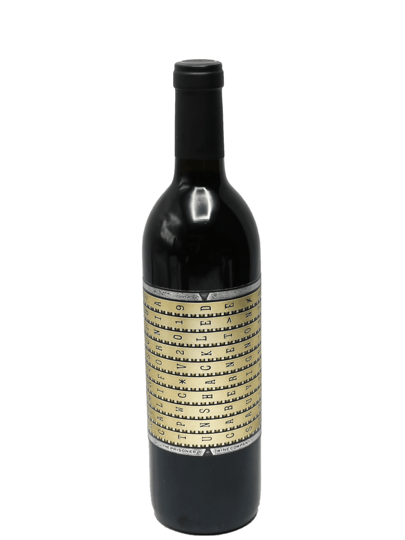 2019 The Prisoner Wine Company Unshackled Cabernet Sauvignon