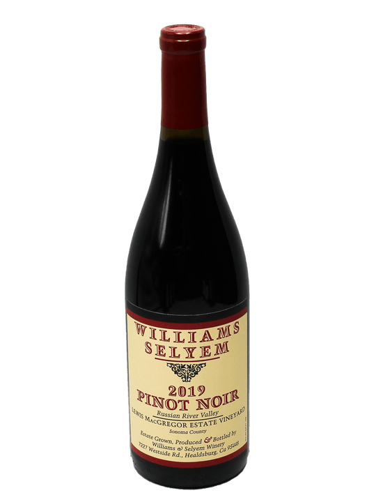 2019 Williams Selyem Lewis MacGregor Estate Vineyard Pinot Noir [WA95][WE95][JS94]-Bottle Barn