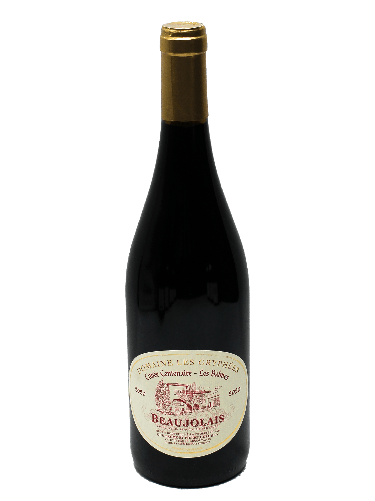 2022 Pierre Durdilly Domaine Les Gryphees Beaujolais Cuvée Les Balmes ...