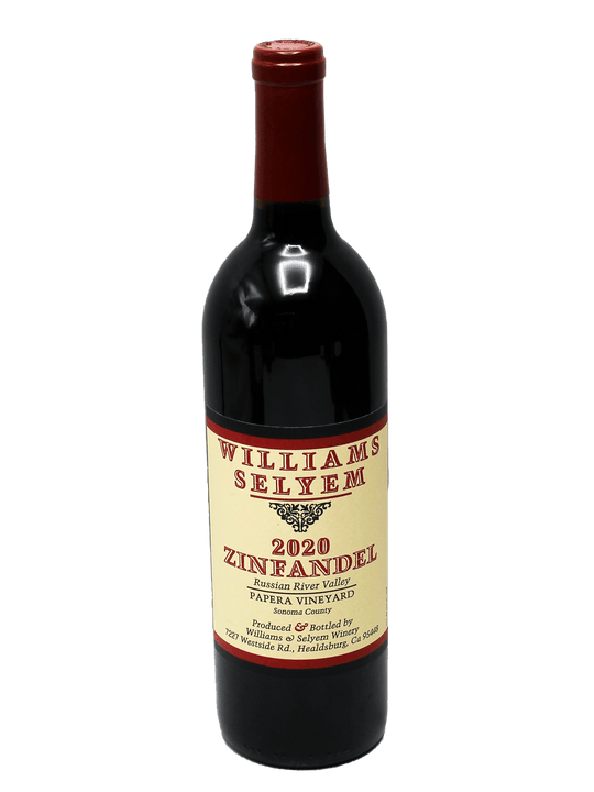 2020 Williams Selyem Papera Vineyard Zinfandel [WS93]-Bottle Barn