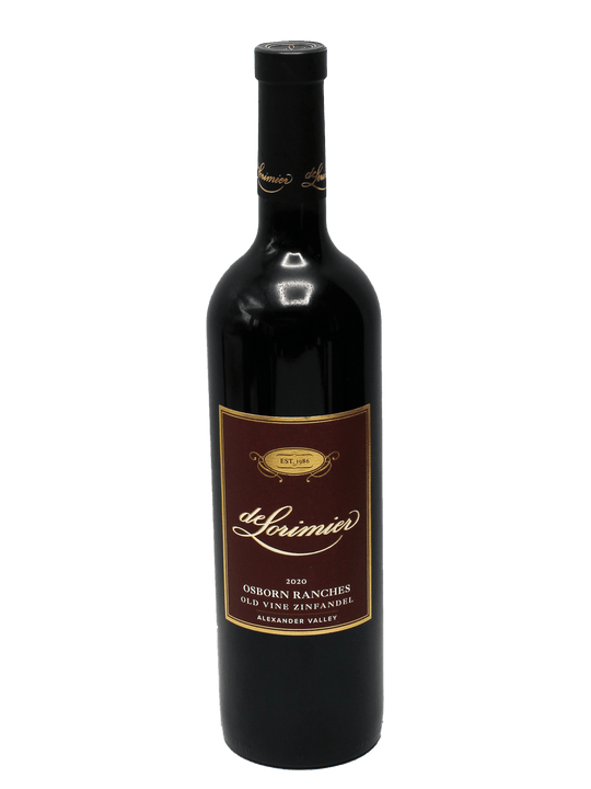 2020 deLorimier Osborn Ranches Old Vine Zinfandel-Bottle Barn