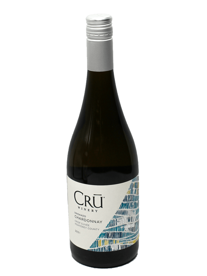 2021 Cru Winery Unoaked Crisp Cuvee Chardonnay-Bottle Barn