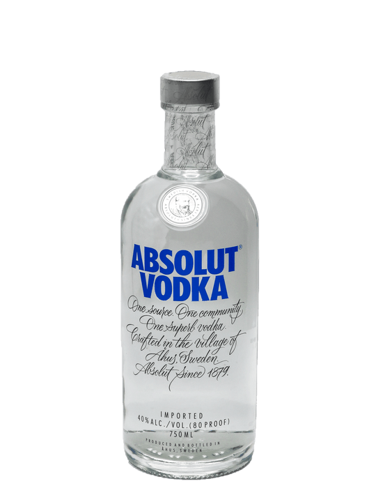 Absolut Vodka 750ml-Bottle Barn