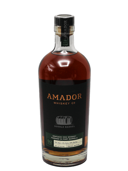 Amador Double Barrel Port Cask Finish Rye Whiskey 750ml-Bottle Barn