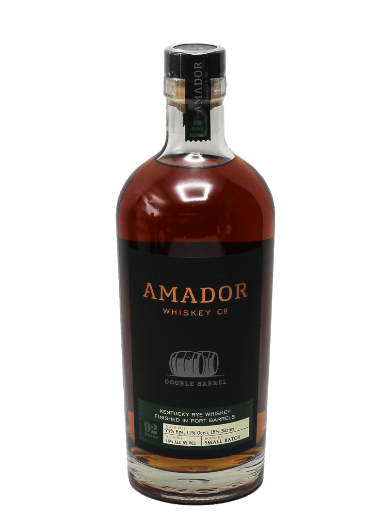 Amador Double Barrel Port Cask Finish Rye Whiskey 750ml