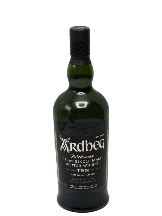 Ardbeg 10 Year Old Islay Single Malt Scotch Whisky 750ml-Bottle Barn