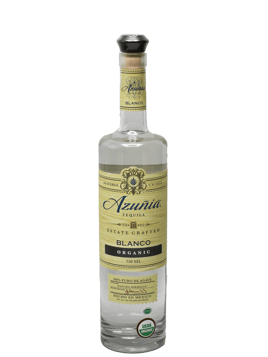Azunia Organic Tequila Blanco 750ml-Bottle Barn