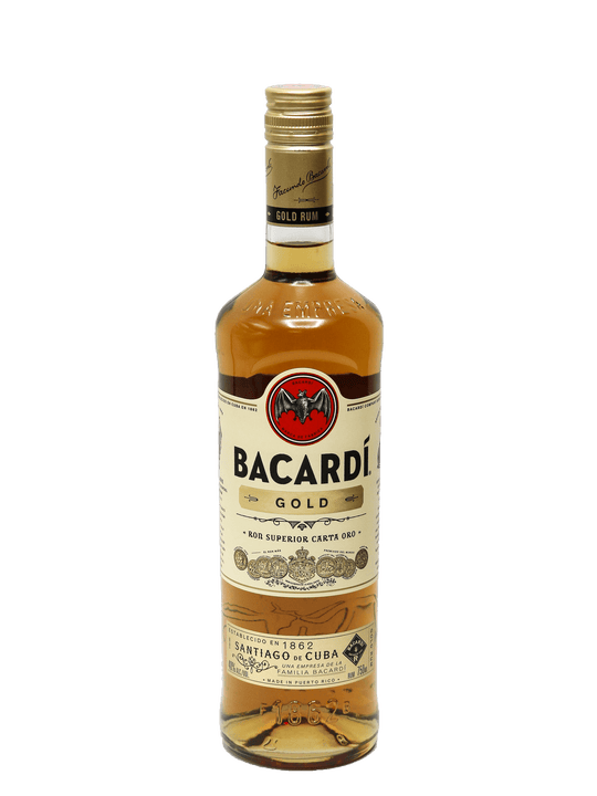 Bacardi Gold Rum 750ml-Bottle Barn