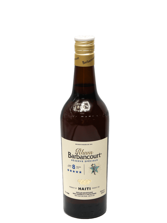Rhum Barbancourt "5 Star" 8 Year Rum 750ml-Bottle Barn