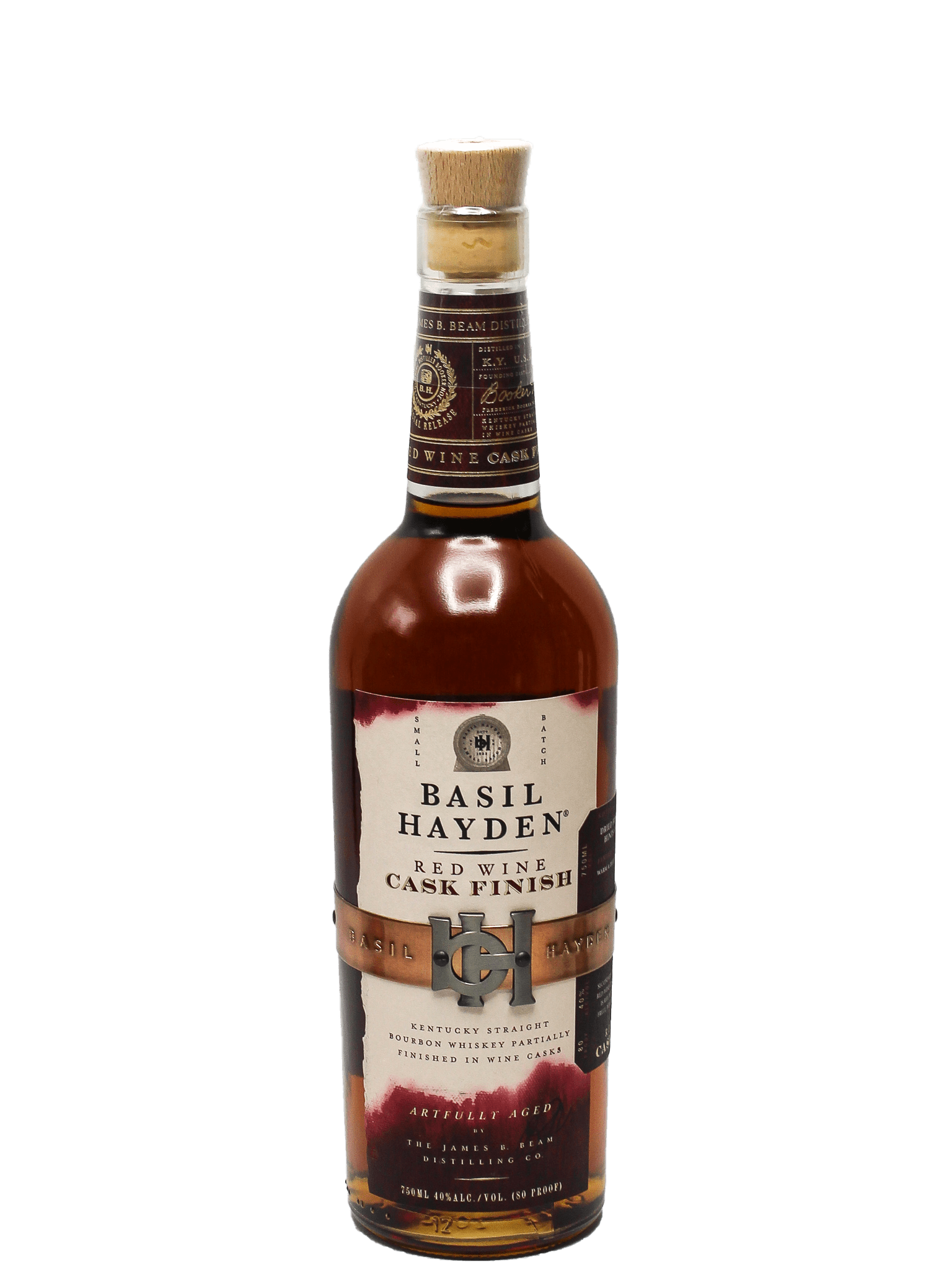 Basil Hayden Red Wine Cask Finish Bourbon Whiskey 750ml Bottle Barn