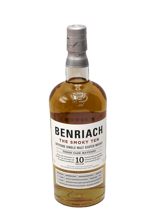 Benriach The Smoky Ten 10 Year Single Malt Scotch 750ml-Bottle Barn
