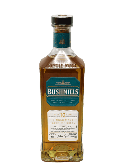 Bushmills 10 Year Single Malt Irish Whiskey 750ml
