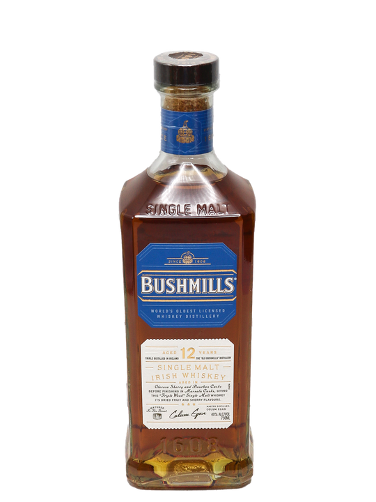 Bushmills 12 Year Irish Whiskey 750ml-Bottle Barn