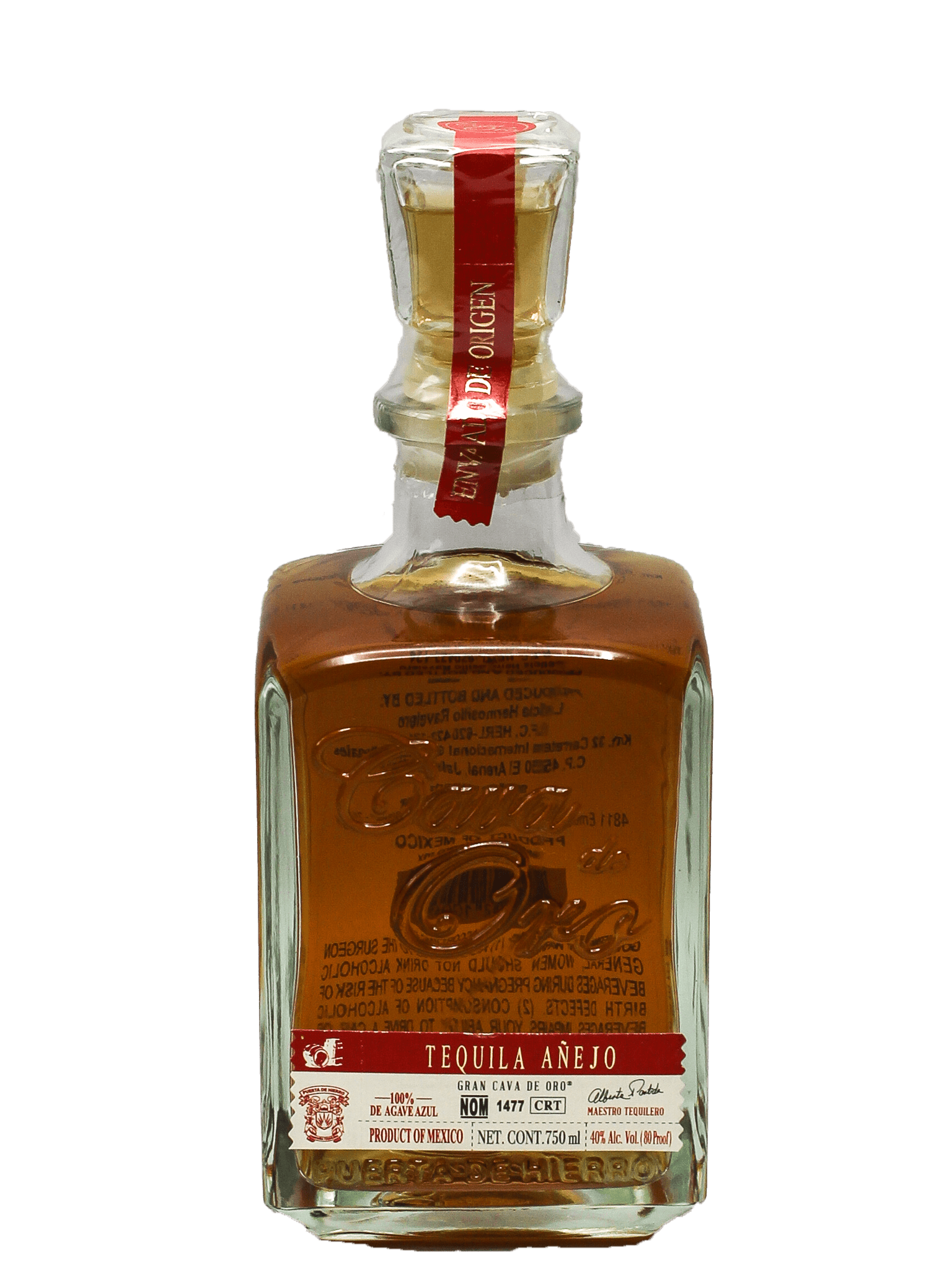 Cava De Oro Tequila Anejo 750ml – Bottle Barn